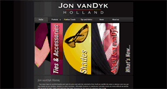 Desktop Screenshot of jonvandyk.com